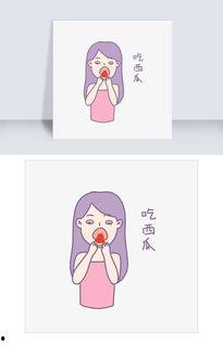 吃瓜表情包图片丸子头可爱,吃瓜表情包可爱来袭！